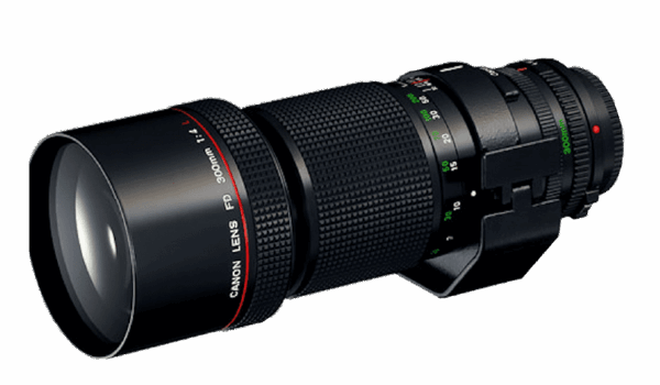 Objectifs argentique Paris Nikita - Canon FD 300mm f4 - Série L - RARE !